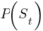 P(S_t)