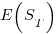 E(S_T)
